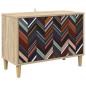 Preview: TV-Schrank OMMEN 69 x 33 x 50 cm Sonoma Holzwerkstoff