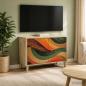 Preview: ARDEBO.de - TV-Schrank BONN 69 x 33 x 50 cm Sonoma Holzwerkstoff