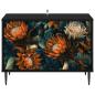 Preview: TV-Schrank LOCHEM 69 x 33 x 50,5 cm Schwarz Eichen-Optik