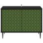 Preview: TV-Schrank GELEEN 69 x 33 x 50,5 cm Schwarz Eichen-Optik