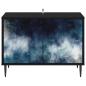 Preview: TV-Schrank RAALTE 69 x 33 x 50,5 cm Schwarz Eichen-Optik