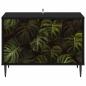 Preview: TV-Schrank ELBURG 69 x 33 x 50,5 cm Schwarz Eichen-Optik