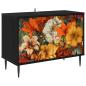 Preview: TV-Schrank GENNEP 69 x 33 x 50,5 cm Schwarz Eichen-Optik