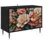 Preview: TV-Schrank BORNE 69 x 33 x 50,5 cm Schwarz Eichen-Optik
