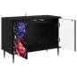 Preview: TV-Schrank KIEL 69 x 33 x 50,5 cm Schwarz Eichen-Optik