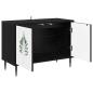 Preview: TV-Schrank HANAU 69 x 33 x 50,5 cm Schwarz Eichen-Optik
