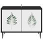 Preview: TV-Schrank HANAU 69 x 33 x 50,5 cm Schwarz Eichen-Optik