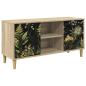 Preview: TV-Schrank RHENEN 102 x 33 x 50 cm Sonoma Holzwerkstoff