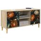 Preview: TV-Schrank LOCHEM 102 x 33 x 50 cm Sonoma Holzwerkstoff