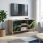 Preview: ARDEBO.de - TV-Schrank WIJHE 102 x 33 x 50 cm Sonoma Holzwerkstoff