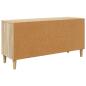 Preview: TV-Schrank GENNEP 102 x 33 x 50 cm Sonoma Holzwerkstoff