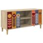 Preview: TV-Schrank ESSEN 102 x 33 x 50 cm Sonoma Holzwerkstoff