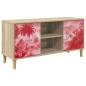 Preview: TV-Schrank AACHEN 102 x 33 x 50 cm Sonoma Holzwerkstoff