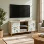 Preview: ARDEBO.de - TV-Schrank GOTHA 102 x 33 x 50 cm Sonoma Holzwerkstoff