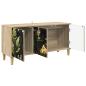 Preview: TV-Schrank RHENEN 102 x 33 x 50 cm Sonoma Holzwerkstoff