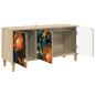 Preview: TV-Schrank LOCHEM 102 x 33 x 50 cm Sonoma Holzwerkstoff