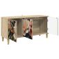 Preview: TV-Schrank BORNE 102 x 33 x 50 cm Sonoma Holzwerkstoff