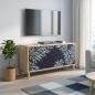 Preview: ARDEBO.de - TV-Schrank DOKKUM 102 x 33 x 50 cm Sonoma Holzwerkstoff