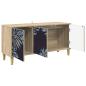 Preview: TV-Schrank DOKKUM 102 x 33 x 50 cm Sonoma Holzwerkstoff