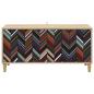 Preview: TV-Schrank OMMEN 102 x 33 x 50 cm Sonoma Holzwerkstoff