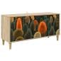 Preview: TV-Schrank ZAANDAM 102 x 33 x 50 cm Sonoma Holzwerkstoff