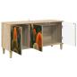 Preview: TV-Schrank ZAANDAM 102 x 33 x 50 cm Sonoma Holzwerkstoff