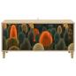 Preview: TV-Schrank ZAANDAM 102 x 33 x 50 cm Sonoma Holzwerkstoff