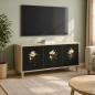 Preview: ARDEBO.de - TV-Schrank BREMEN 102 x 33 x 50 cm Sonoma Holzwerkstoff