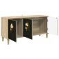 Preview: TV-Schrank BREMEN 102 x 33 x 50 cm Sonoma Holzwerkstoff