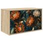 Preview: ARDEBO.de - Wandmontierter TV-Schrank LOCHEM 69 x 33 x 40 cm Sonoma-Eiche