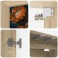 Preview: Wandmontierter TV-Schrank LOCHEM 69 x 33 x 40 cm Sonoma-Eiche