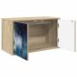 Preview: Wandmontierter TV-Schrank RAALTE 69 x 33 x 40 cm Sonoma-Eiche