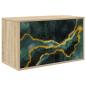 Preview: Wandmontierter TV-Schrank WIJHE 69 x 33 x 40 cm Sonoma-Eiche