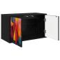 Preview: Wandmontierter TV-Schrank HEESCH 69 x 33 x 40 cm Holzwerkstoff
