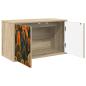 Preview: Wandmontierter TV-Schrank ZAANDAM 69 x 33 x 40 cm Sonoma-Eiche