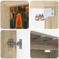 Preview: Wandmontierter TV-Schrank ZAANDAM 69 x 33 x 40 cm Sonoma-Eiche