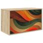 Preview: ARDEBO.de - Wandmontierter TV-Schrank BONN 69 x 33 x 40 cm Sonoma-Eiche