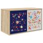 Preview: ARDEBO.de - Wandmontierter TV-Schrank MAINZ 69 x 33 x 40 cm Sonoma-Eiche