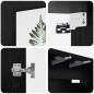 Preview: Wandmontierter TV-Schrank HANAU 69 x 33 x 40 cm Holzwerkstoff