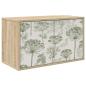 Preview: ARDEBO.de - Wandmontierter TV-Schrank GOTHA 69 x 33 x 40 cm Sonoma-Eiche