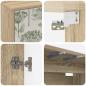 Preview: Wandmontierter TV-Schrank GOTHA 69 x 33 x 40 cm Sonoma-Eiche