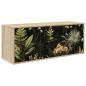 Preview: ARDEBO.de - Wandmontierter TV-Schrank RHENEN 102 x 33 x 40 cm Sonoma-Eiche