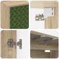 Preview: Wandmontierter TV-Schrank GELEEN 102 x 33 x 40 cm Sonoma-Eiche