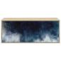 Preview: Wandmontierter TV-Schrank RAALTE 102 x 33 x 40 cm Sonoma-Eiche
