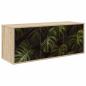 Preview: ARDEBO.de - Wandmontierter TV-Schrank ELBURG 102 x 33 x 40 cm Sonoma-Eiche