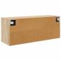 Preview: Wandmontierter TV-Schrank WIJHE 102 x 33 x 40 cm Sonoma-Eiche