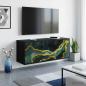 Preview: ARDEBO.de - Wandmontierter TV-Schrank WIJHE 102 x 33 x 40 cm Holzwerkstoff