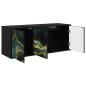 Preview: Wandmontierter TV-Schrank WIJHE 102 x 33 x 40 cm Holzwerkstoff