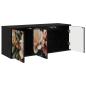 Preview: Wandmontierter TV-Schrank BORNE 102 x 33 x 40 cm Holzwerkstoff