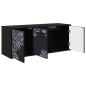 Preview: Wandmontierter TV-Schrank DOKKUM 102 x 33 x 40 cm Holzwerkstoff